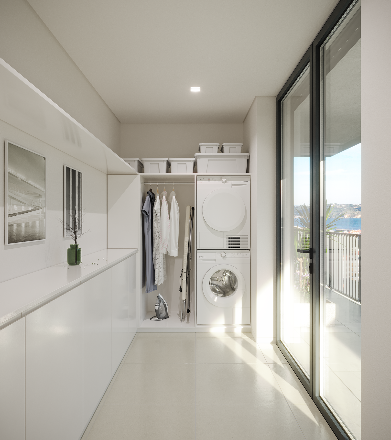 Apartamentos T4 Duplex em Miraflores Laundry